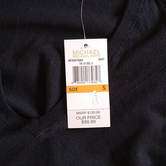 Michael Kors Cold Shoulder Sweater - Picture 10 of 11